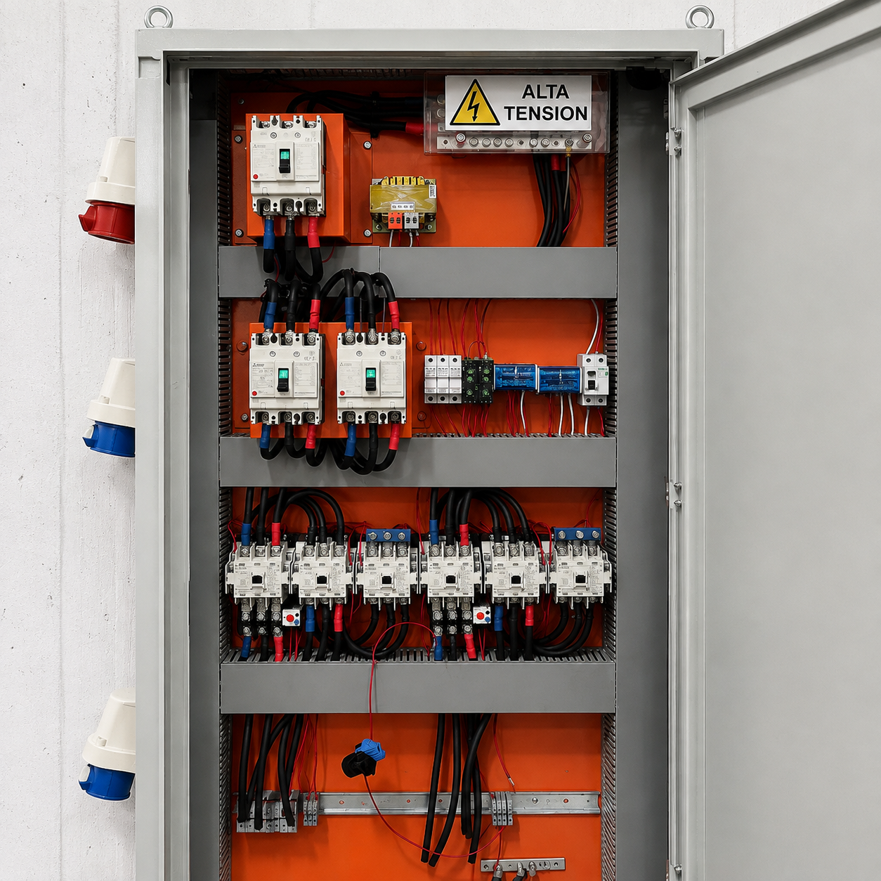Tablero eléctrico industrial instalado por Gitech en La Serena y Coquimbo